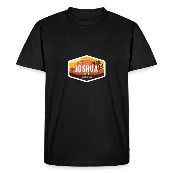 Joshua Tree National Park - Men's Premium Organic T-Shirt - black - Front - Nico (187cm)