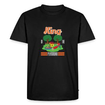 Cool King Of The Playground - T-shirt Premium bio Homme - noir - Devant - Nico (187cm)