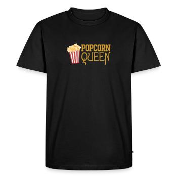 Bon à entendre pour être appelé Poppin' Popcorn Quee - T-shirt Premium bio Homme - noir - Devant - Nico (187cm)