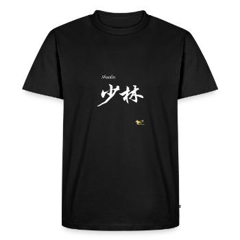Maîtrise des personnages de Shaolin - T-shirt Premium bio Homme - noir - Devant - Nico (187cm)