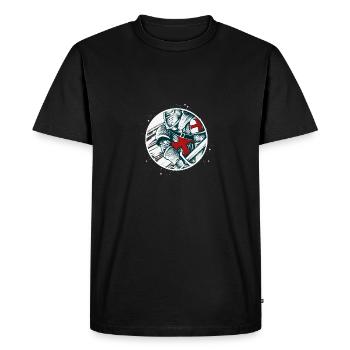 Knight Templar Warrior Knights - Men's Premium Organic T-Shirt - black - Front - Nico (187cm)