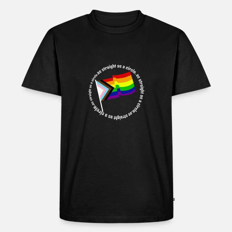 Pride - Männer Premium Bio T-Shirt - Schwarz