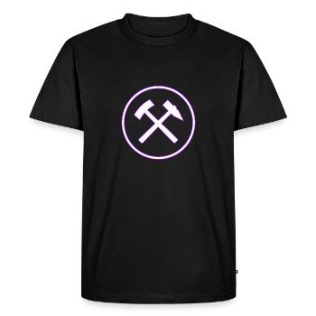Hammer und Schlegel - T-shirt Premium bio Homme - noir - Devant - Nico (187cm)