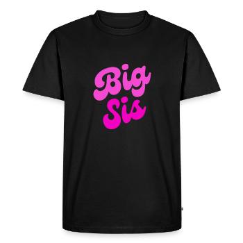 Grande sœur, Grande sœur - T-shirt Premium bio Homme - noir - Devant - Nico (187cm)
