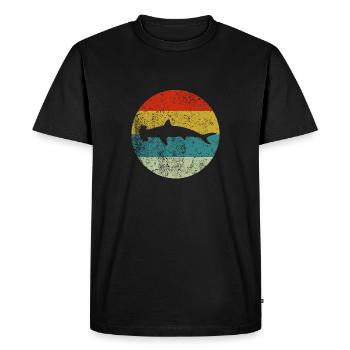 hammerhead shark - Men's Premium Organic T-Shirt - black - Front - Nico (187cm)