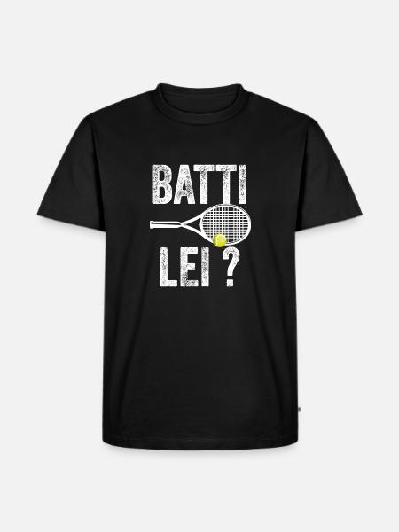 Batti Lei ? Film Cult Anni 80 Batti Lei ? - Maglietta ecologica premium da uomo - nero