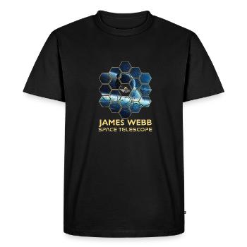 jwst James Webb Space Telescope - Men's Premium Organic T-Shirt - black - Front - Nico (187cm)