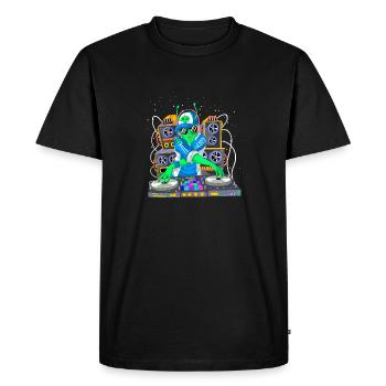 DJ Alien - T-shirt Premium bio Homme - noir - Devant - Nico (187cm)