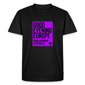 eurovision - Men's Premium Organic T-Shirt - black - Front - Nico (187cm)
