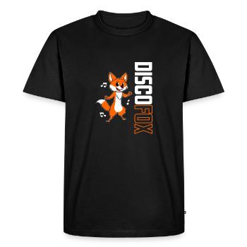 Disco Fuchs - Men's Premium Organic T-Shirt - black - Front - Nico (187cm)