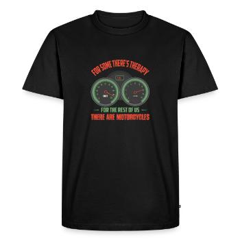 For The Rest Of Us There Are Motorcycles Motorcycl - Men's Premium Organic T-Shirt - black - Front - Nico (187cm)