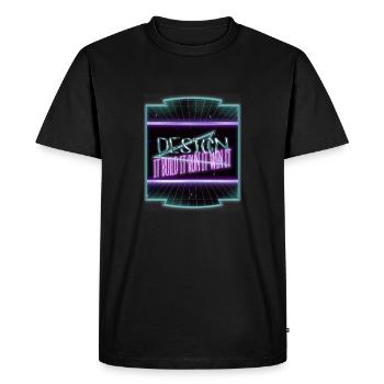 christmas tree build artificial christmas vacation - Men's Premium Organic T-Shirt - black - Front - Nico (187cm)