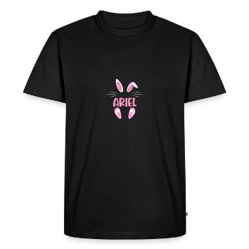 ARIEL Easter - Men's Premium Organic T-Shirt - black - Front - Nico (187cm)