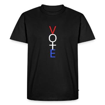 Feminist Vote USA Election Voting Women's Voter - Men's Premium Organic T-Shirt - black - Front - Nico (187cm)