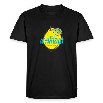 Costa d'Amalfi Lemon Amalfi Italy Amalfi Coast - Men's Premium Organic T-Shirt - black - Front - Nico (187cm)