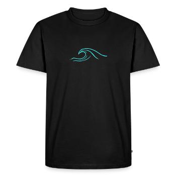 Surf d’été Surf Surf Wave Beach Kite Surfer - T-shirt Premium bio Homme - noir - Devant - Nico (187cm)