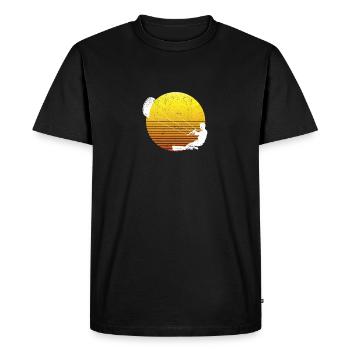 Kiteboarding Retro Kiteboard Kitesurf Funny - Men's Premium Organic T-Shirt - black - Front - Nico (187cm)