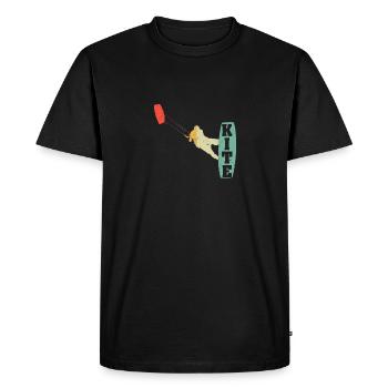 KITE Kiteboarding Kiting Kitesurf Kitesurf - Men's Premium Organic T-Shirt - black - Front - Nico (187cm)
