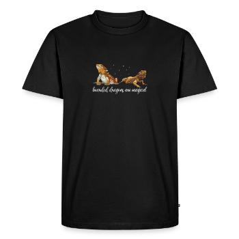Les dragons barbus sont magiques drôles de dragon barbu P - T-shirt Premium bio Homme - noir - Devant - Nico (187cm)