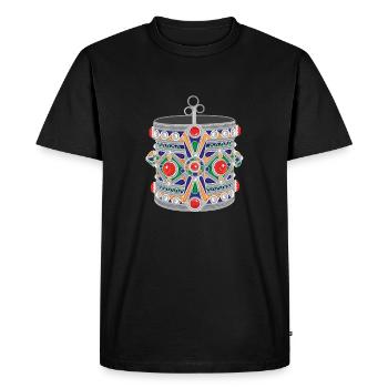 BIJOU KABYLE bracelet pour femme - ALGERIE - T-shirt Premium bio Homme - noir - Devant - Nico (187cm)
