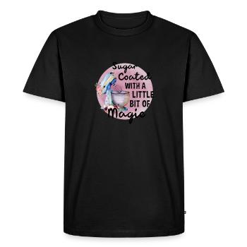 Boulangerie Baker Boulangerie Boulangerie Gâteau de confiserie - T-shirt Premium bio Homme - noir - Devant - Nico (187cm)