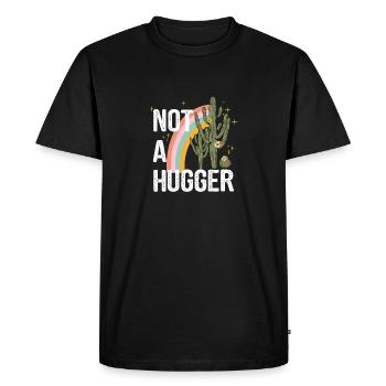 Désert Paysage désertique Désert Terres sauvages Outback Routes de campagne - T-shirt Premium bio Homme - noir - Devant - Nico (187cm)