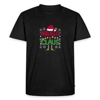 Abuelo Claus Santa Drôle de famille assortie - T-shirt Premium bio Homme - noir - Devant - Nico (187cm)