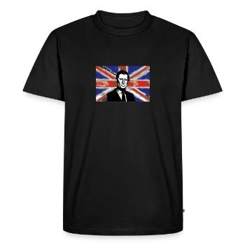 Famille royale britannique Le roi Charles III vive Th - T-shirt Premium bio Homme - noir - Devant - Nico (187cm)