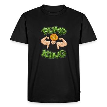 Pump King - Men's Premium Organic T-Shirt - black - Front - Nico (187cm)