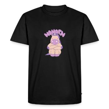 Nohorn pas de licorne drôle licorne mignonne cool licornes - T-shirt Premium bio Homme - noir - Devant - Nico (187cm)