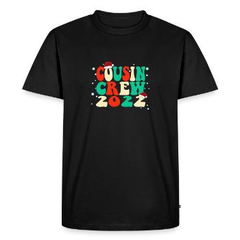 Cosuin Crew 2022 Pyjama familial de Noël 2022 - T-shirt Premium bio Homme - noir - Devant - Nico (187cm)