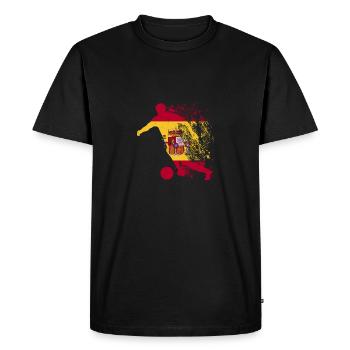 National team Spain Football World Cup - Men's Premium Organic T-Shirt - black - Front - Nico (187cm)