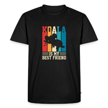 KOALAS BEST FRIEND - T-shirt Premium bio Homme - noir - Devant - Nico (187cm)