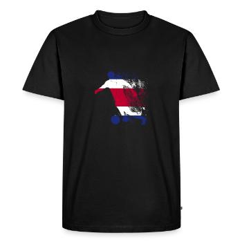 Équipe nationale du Costa Rica - T-shirt Premium bio Homme - noir - Devant - Nico (187cm)