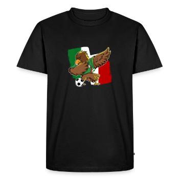 Soccer Mexico Jersey Women Dabbing Mexican Eagle F - Men's Premium Organic T-Shirt - black - Front - Nico (187cm)