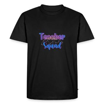 Équipe d’enseignants Équipe familiale de jumelage de notes de classe - T-shirt Premium bio Homme - noir - Devant - Nico (187cm)