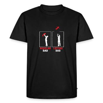 Workout Squat Bride Wedding Prep Cool Fitness Love - Men's Premium Organic T-Shirt - black - Front - Nico (187cm)