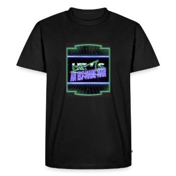 Beach Bedroom Jokes Couples Dinosaur Fan - Men's Premium Organic T-Shirt - black - Front - Nico (187cm)