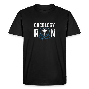 Oncologie Docteur Oncologie Infirmière Cancer Care Oncolog - T-shirt Premium bio Homme - noir - Devant - Nico (187cm)
