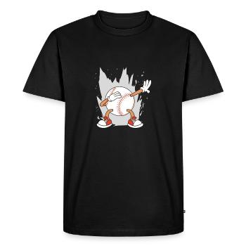Baseball Dabbing Baseball Lovers Joueurs de baseball - T-shirt Premium bio Homme - noir - Devant - Nico (187cm)