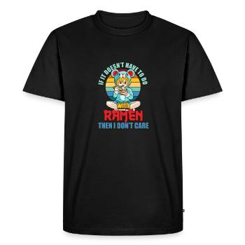Si ça n’a rien à voir avec les ramen, je m’en fiche - T-shirt Premium bio Homme - noir - Devant - Nico (187cm)