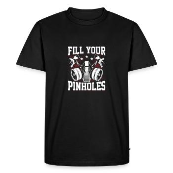 Remplissez vos trous d’épingle Peintre de carrosserie automobile - T-shirt Premium bio Homme - noir - Devant - Nico (187cm)