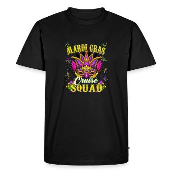 Festival du Mardi Gras - Croisière Mardi Gras - T-shirt Premium bio Homme - noir - Devant - Nico (187cm)