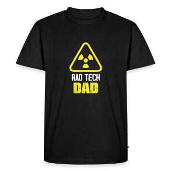 Rad Tech Dad X-Ray Rad Tech Radiologie - T-shirt Premium bio Homme - noir - Devant - Nico (187cm)