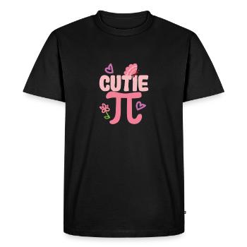 Cutie Pi Day Drôle Mignon Nerd Geek Pretty Math - T-shirt Premium bio Homme - noir - Devant - Nico (187cm)