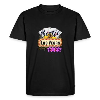 Bestie Las Vegas Trip 2023 (Garantie du prix le plus bas) - T-shirt Premium bio Homme - noir - Devant - Nico (187cm)