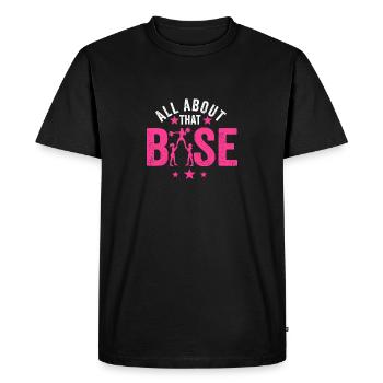 Tout sur ce design de cheerleading de base, encouragez - T-shirt Premium bio Homme - noir - Devant - Nico (187cm)
