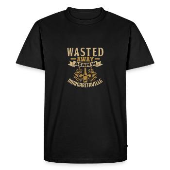 A WAY AGAIN IN MARGARITAVILLE - Men's Premium Organic T-Shirt - black - Front - Nico (187cm)