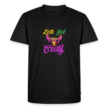 Let's Get Cray Mardi Gras Parade - Men's Premium Organic T-Shirt - black - Front - Nico (187cm)