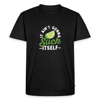 Il ne se sucera pas la luxure de mariachi - T-shirt Premium bio Homme - noir - Devant - Nico (187cm)